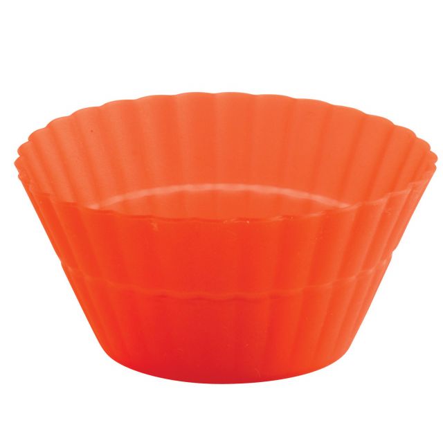 6 FOLDABLE MUFFIN CUPS - SILICONE 