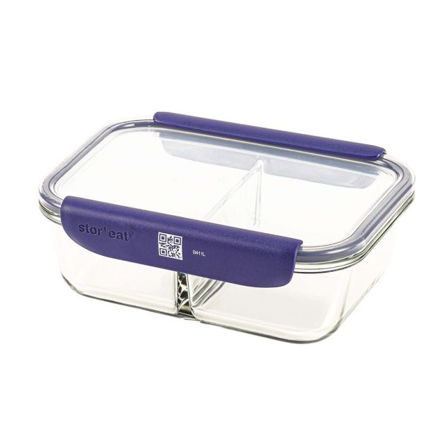SMART FOOD STORAGE BOX WITH COMPARTMENTS - Stor'eat - 1450ml